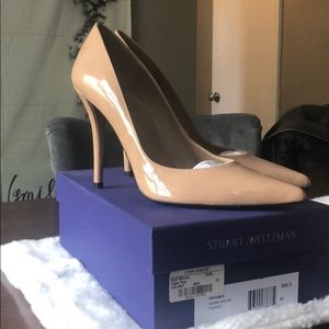 Stuart Weitzman Nude “Trouble” Pumps - Size 9.5